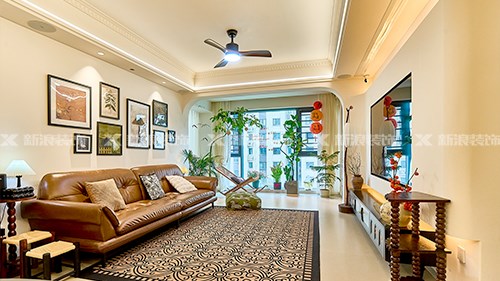 19w搞定125㎡中古風裝修 設計師太會啦！|長沙全屋整裝
