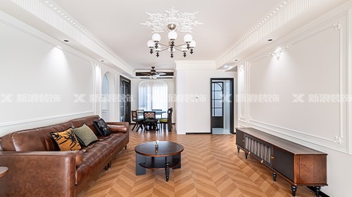 長沙128m²法式復(fù)古宅 19w全包落地，美翻|長沙全屋整裝